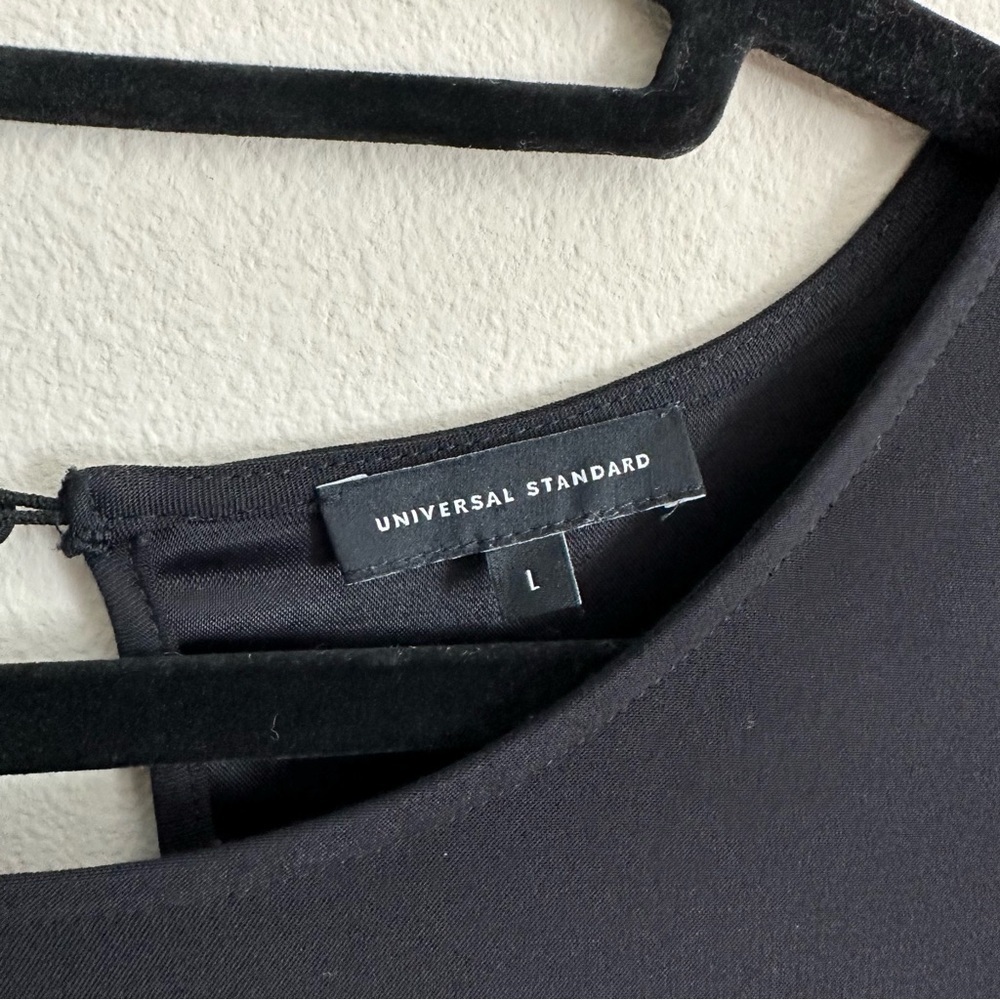 Universal Standard Isabelle Luxe Sheath Dress Bla… - image 6